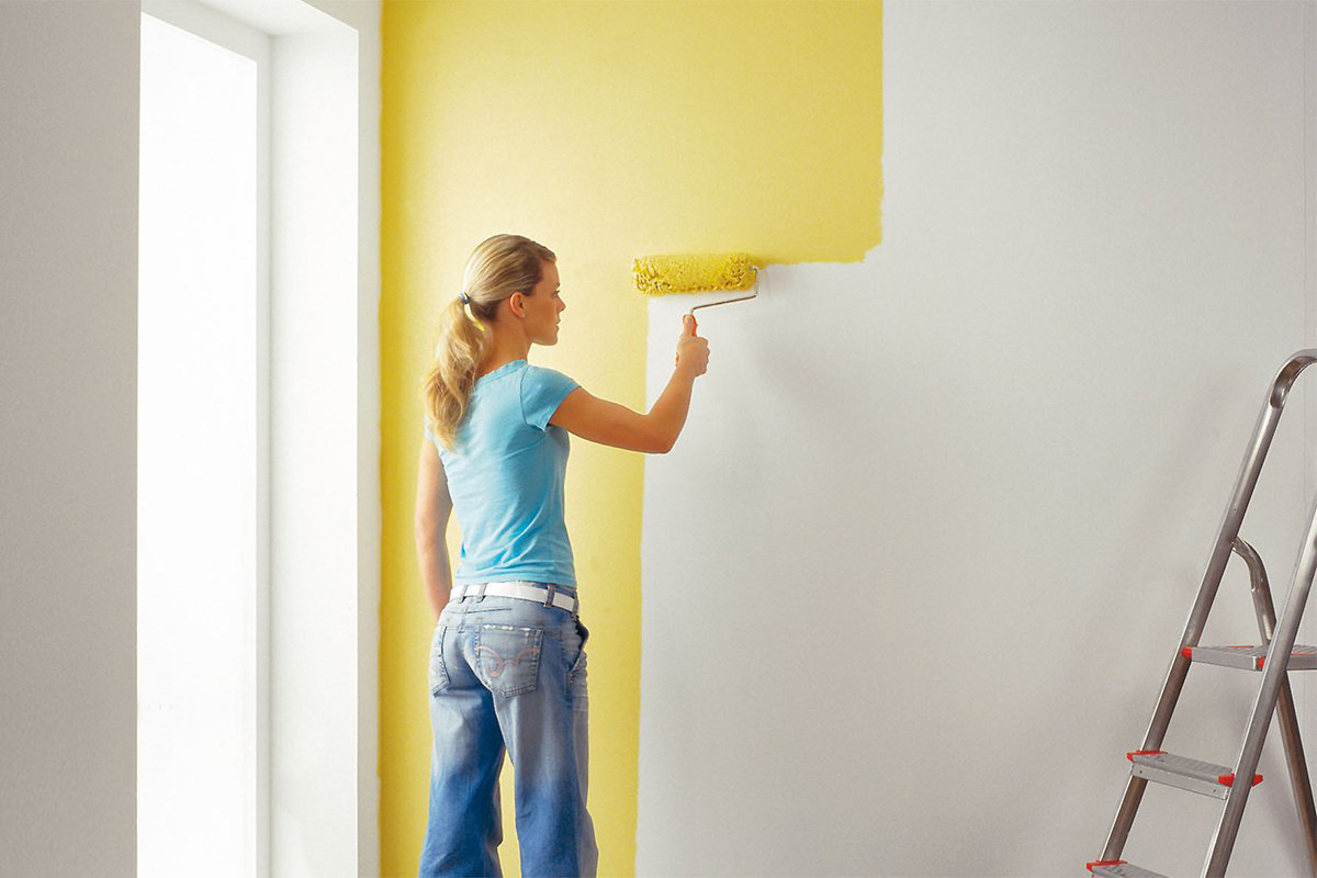Покраска стен в интерьере - оформляем со вкусом (77 фото)