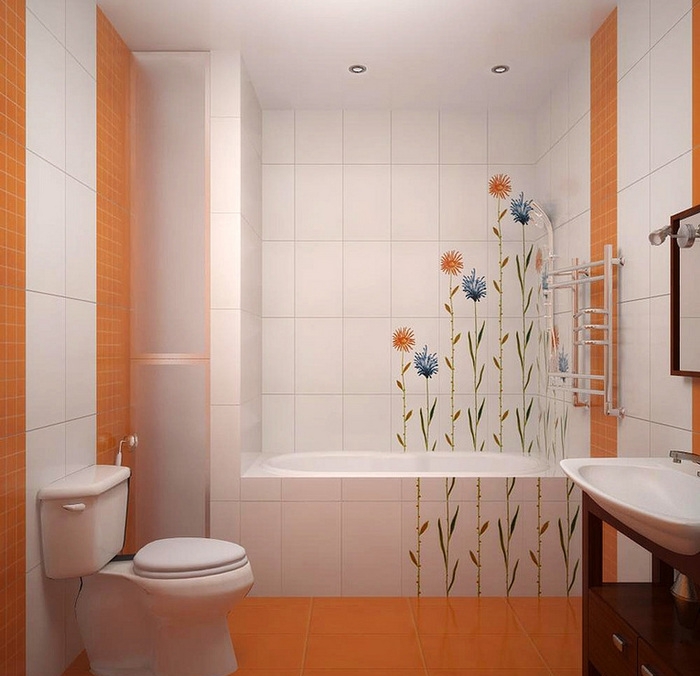 Какую в маленькую ванную комнату выбрать плитку: выбор дизайна, размера и цвета кафеля