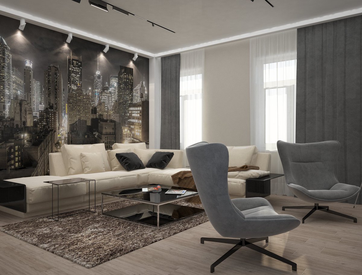Дизайн гостиной 2019 (85 фото) - современные идеи интерьеров, новые тренды в оформлении и отделке зала