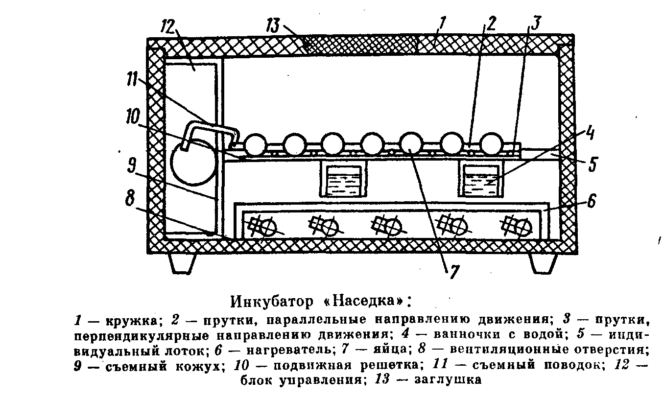 Инкубатор наседка 1 1992 года инструкция схема