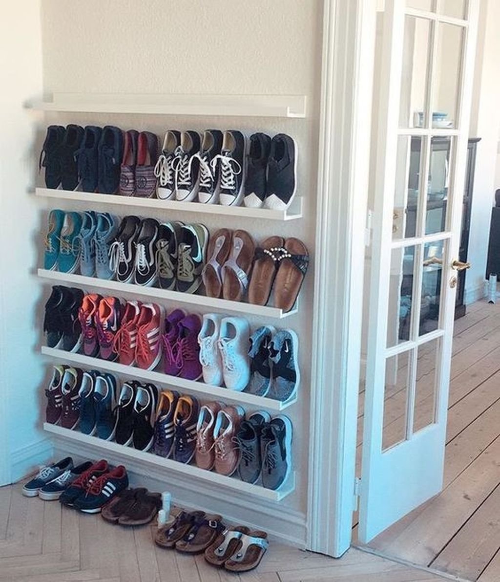 Как хранить обувь: в шкафу без коробок, если мало места, практичные идеи