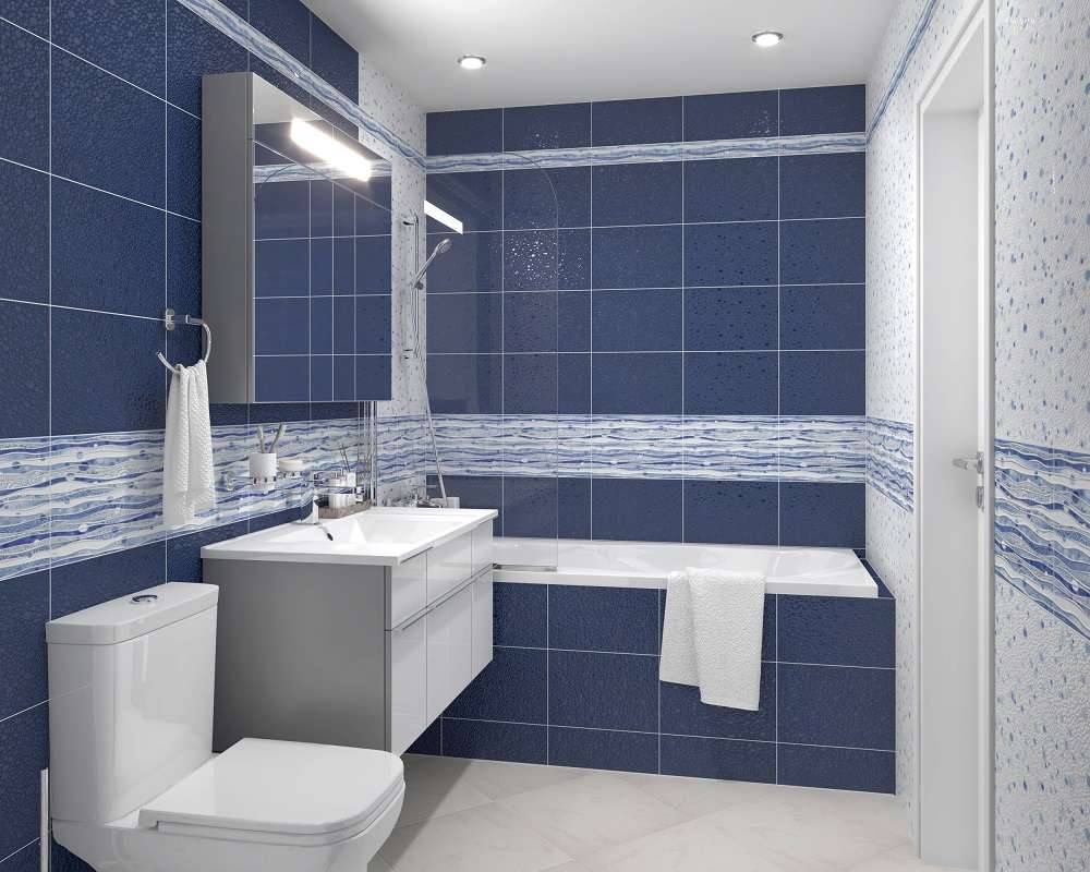 Варианты укладки плитки: способы дизайна двух цветов в ванной комнате, как выложить разную