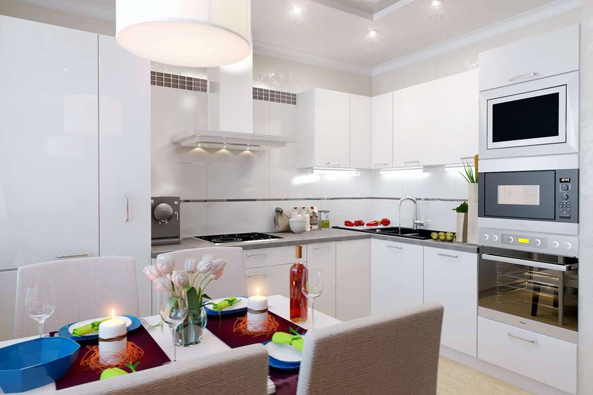 Цвет стен на кухне с белым гарнитуром. белая кухня в интерьере: советы по оформлению и потрясающие примеры