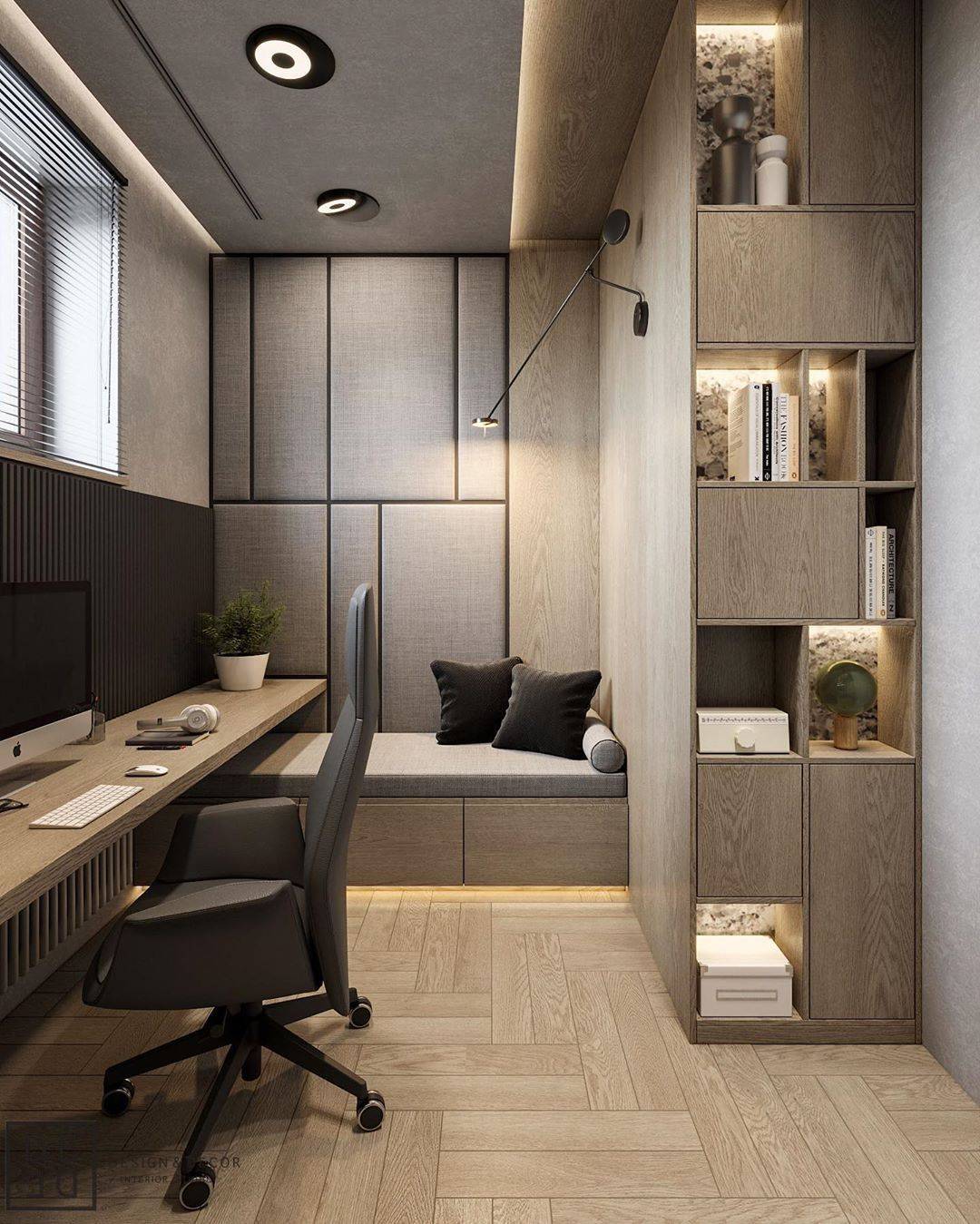 Как устроить рабочий кабинет в малогабаритной квартире или студии: дизайнерские хитрости