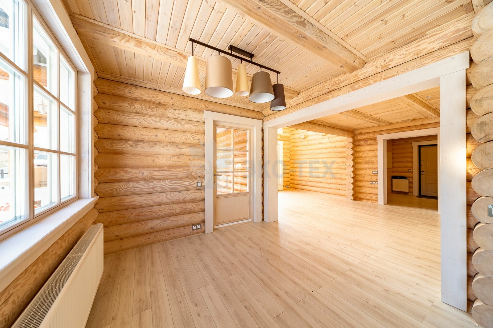 Внутренняя отделка деревянного дома из бруса: 80 фото, проекты