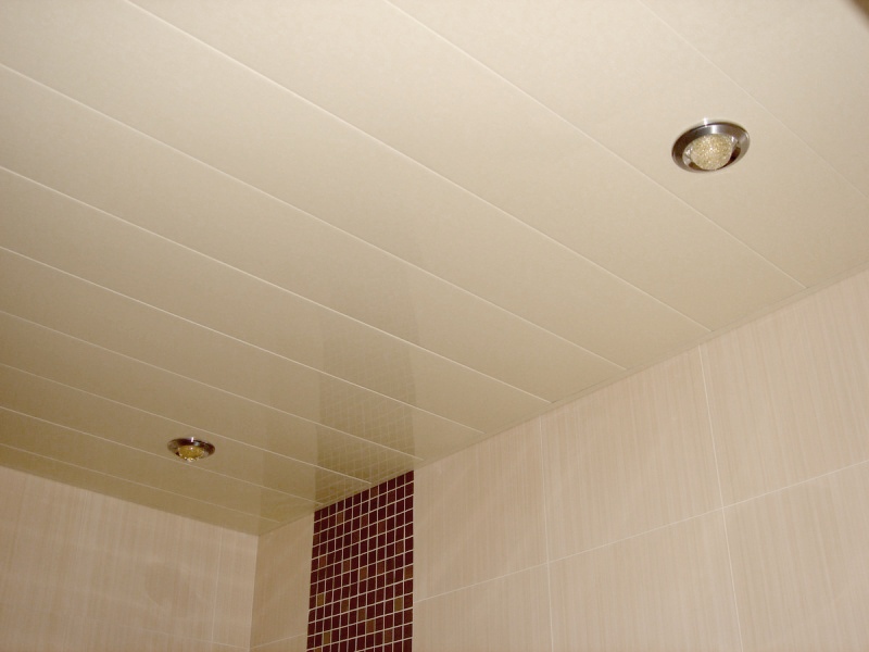 Реечный потолок в ванной комнате: каким может быть универсальное решение для интерьера